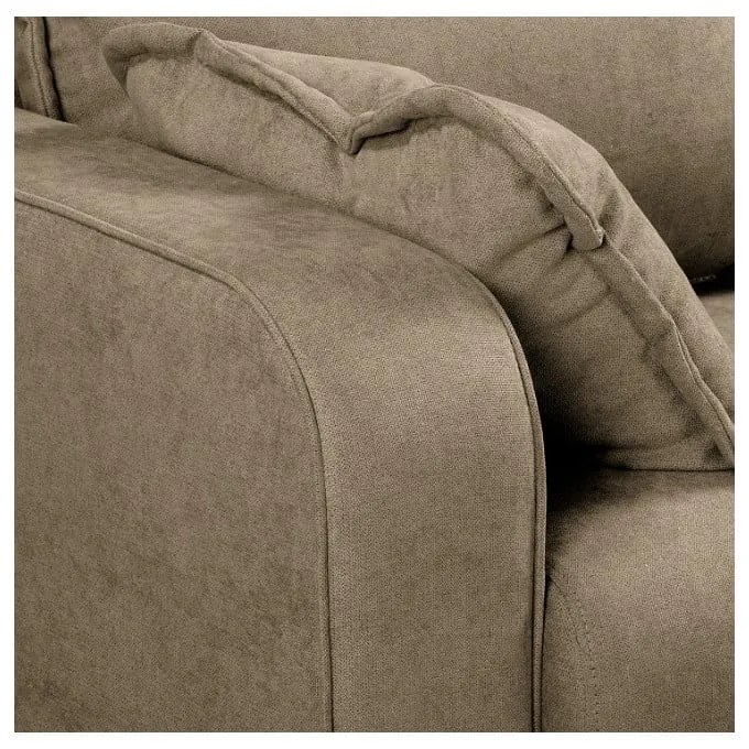 Divano angolare marrone chiaro (angolo destro) Beata - Ropez