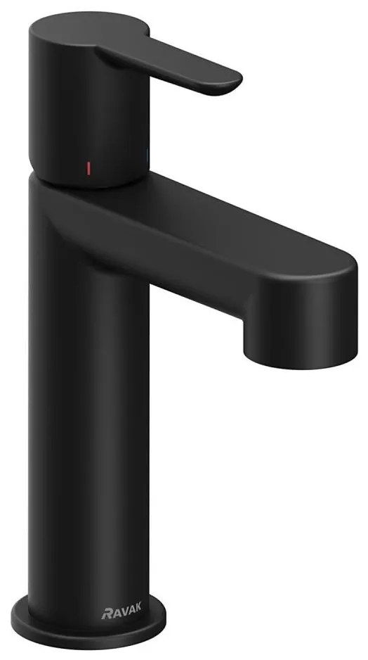 Ravak X070181 - Miscelatore per lavabo PURI 19,1 cm nero