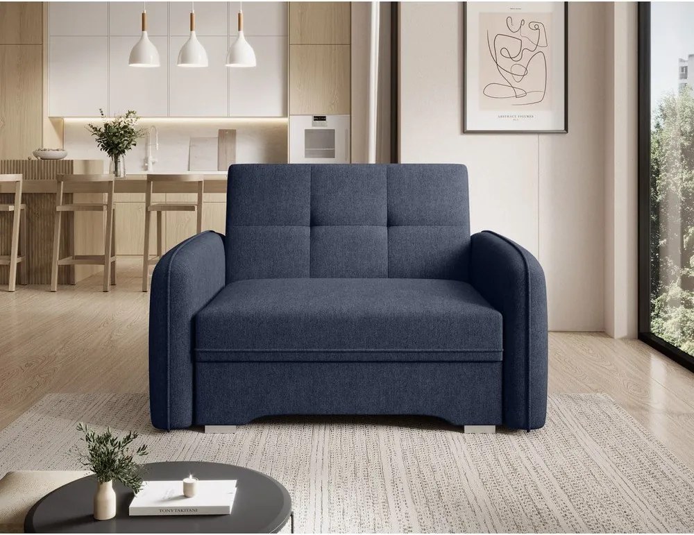 Poltrona blu scuro Laine – ELTAP