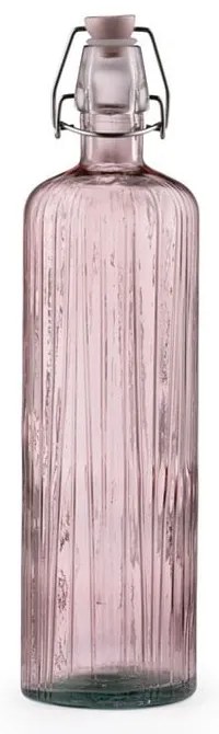 Bottiglia di vetro rosa da 1,2 l Kusintha - Bitz