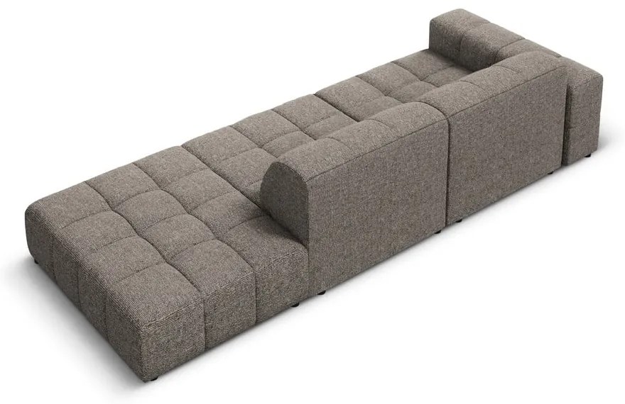 Chaise-lounge in grigio scuro (con penisola a sinistra) Chicago – Cosmopolitan Design