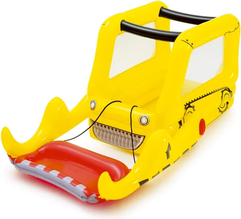 Bulldozer Gonfiabile Con 25 Palline 198x84cm