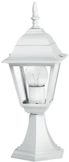 Lume roma bianco 1xe27 ip44 14,6x14,6x39cm lant-roma-l1 bco