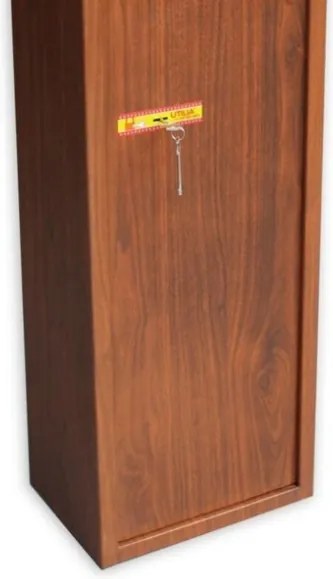 Armadio Portafucili Effetto Legno Utilia TOP Security Fuciliera 8 Posti Con Tesoretto A Chiave