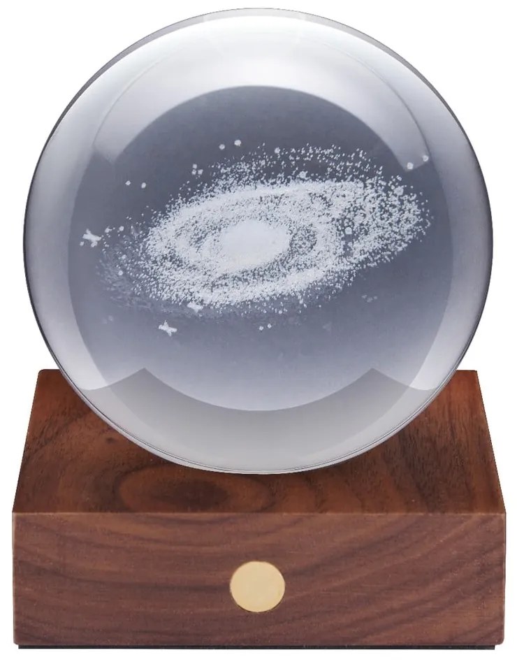 Decorazione luminosa marrone scuro con ricarica USB Amber – Gingko