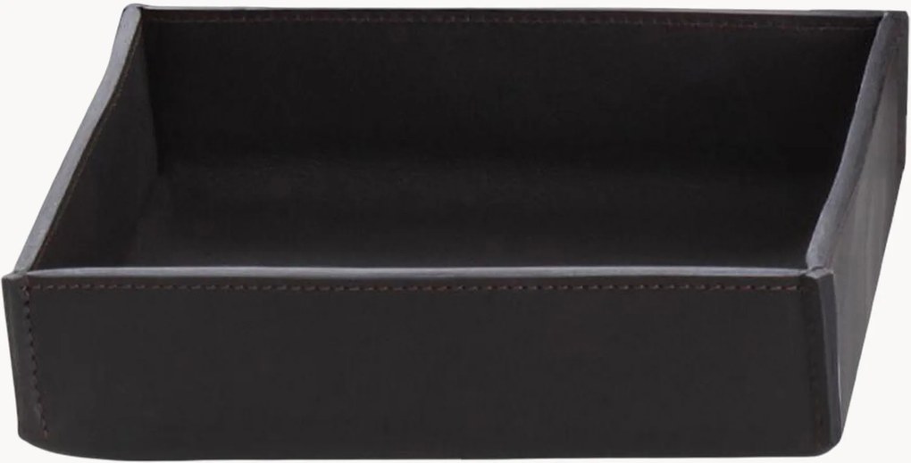 Vassoio decorativo in pelle Nappa