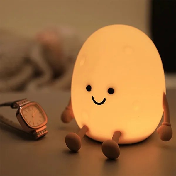 Lampada tattile per bambini a LED RGBW dimmerabile POTATO LED/2W/5V USB 1200 mAh