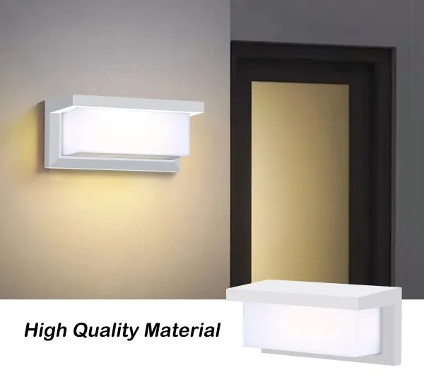 Brilagi-LED Applique da esterno con sensore BRICKY LED/12W/230V bianco IP54