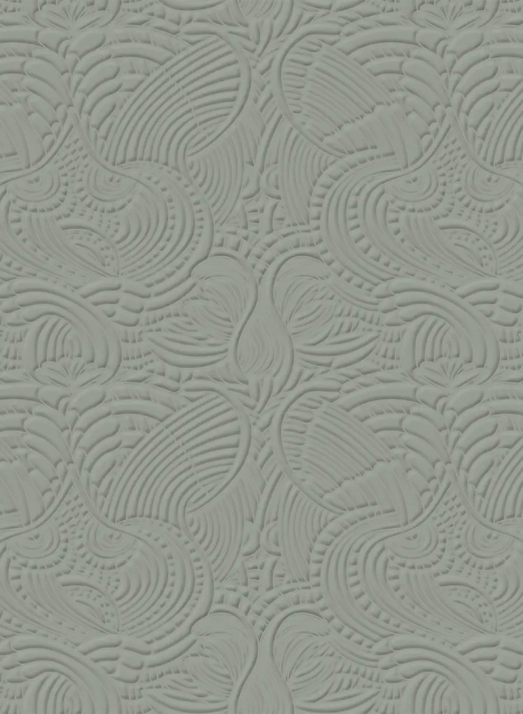 Moooi for Arte Carta da parati Dodo Pavone - Celadon