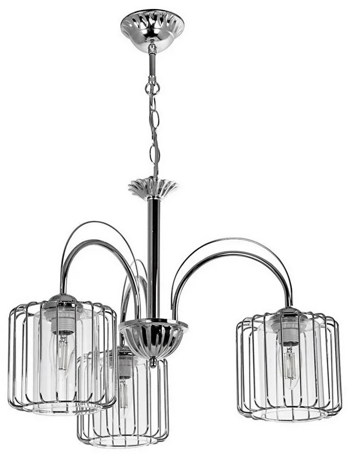 Lampadario su catena 3xE27/60W/230V