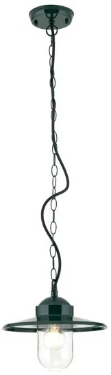 Orion AL 11-1318 - Lampada a sospensione da esterno EDWARD 1xE27/60W/230V IP44 verde