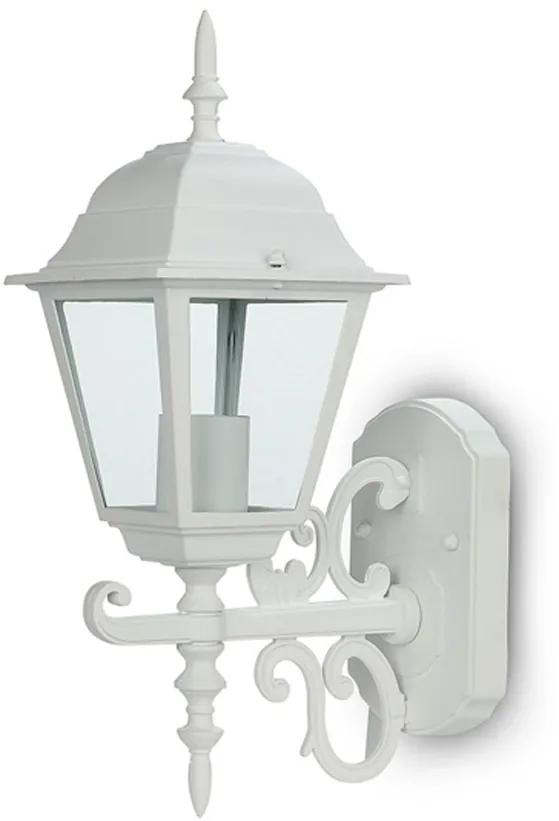 Lampada Da Parete Lanterna Giardino Attacco E27 Garden Wall Lamp IP44 Colore Bianco Modello Classico SKU-7520