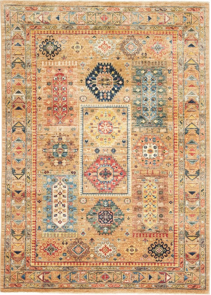 Samarkand Tappeto orientale 150x210 Marrone (Pakistan) Annodato A Mano