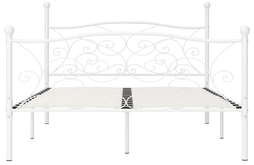 Giroletto con doghe bianco in metallo 120x200 cm