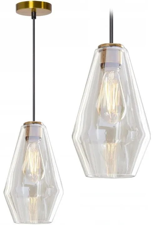 Lampada da soffitto di vetro APP438-1CP