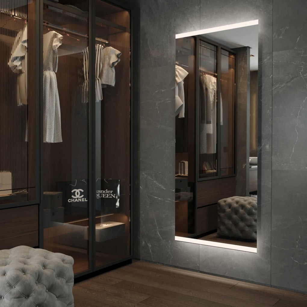 Specchio con illuminazione LED  M13