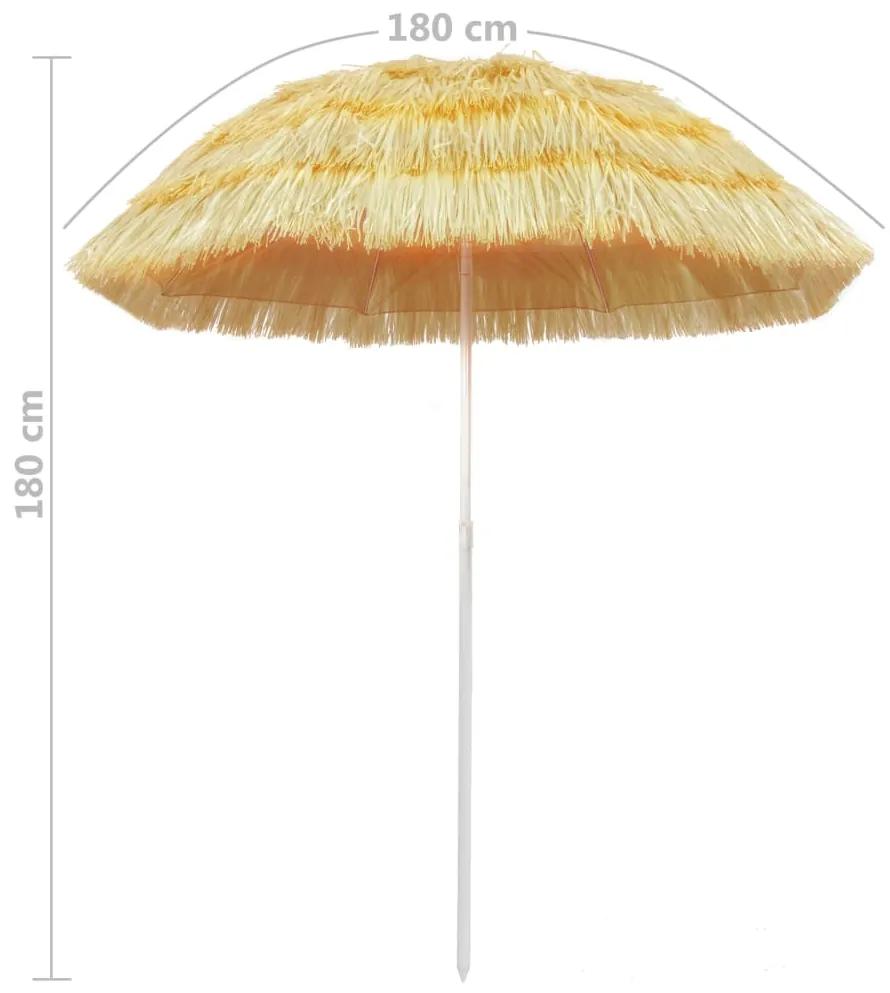 Ombrellone da Spiaggia 180 cm in Stile Hawaiano
