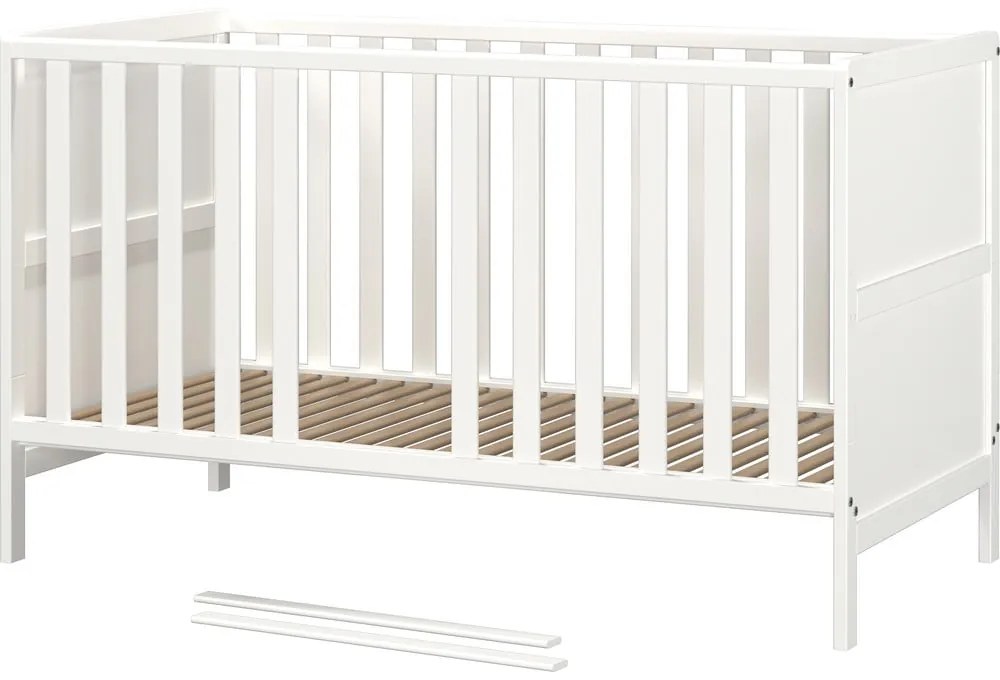 Lettino bianco in faggio massiccio 70x140 cm Alkmaar – Germania