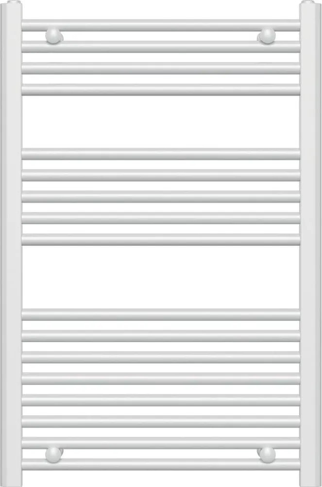 Novaservis - Scaldasalviette a scala per bagno 478W/230V 90x60 cm bianco dritto