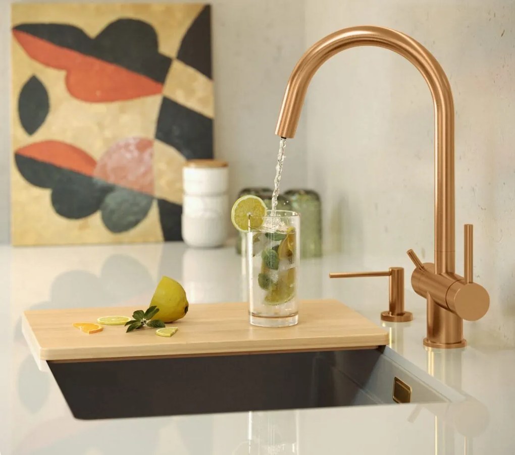 Rubinetto da cucina REA Caren Copper