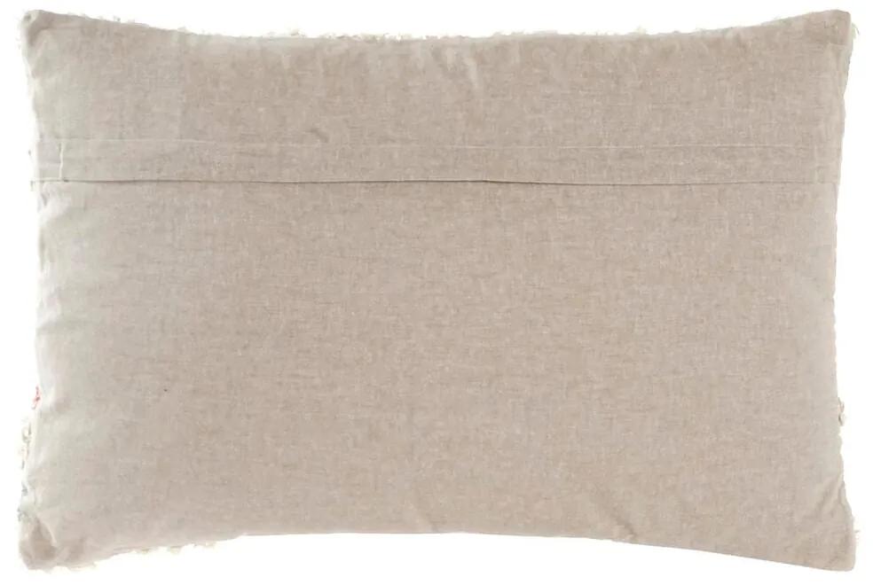 Cuscino DKD Home Decor Raggi Arancio Poliestere Cotone Bianco Indiano (60 x 15 x 40 cm)