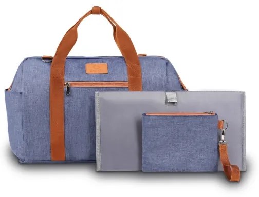 Lionelo - Borsa fasciatoio per passeggino IDA Blue Denim