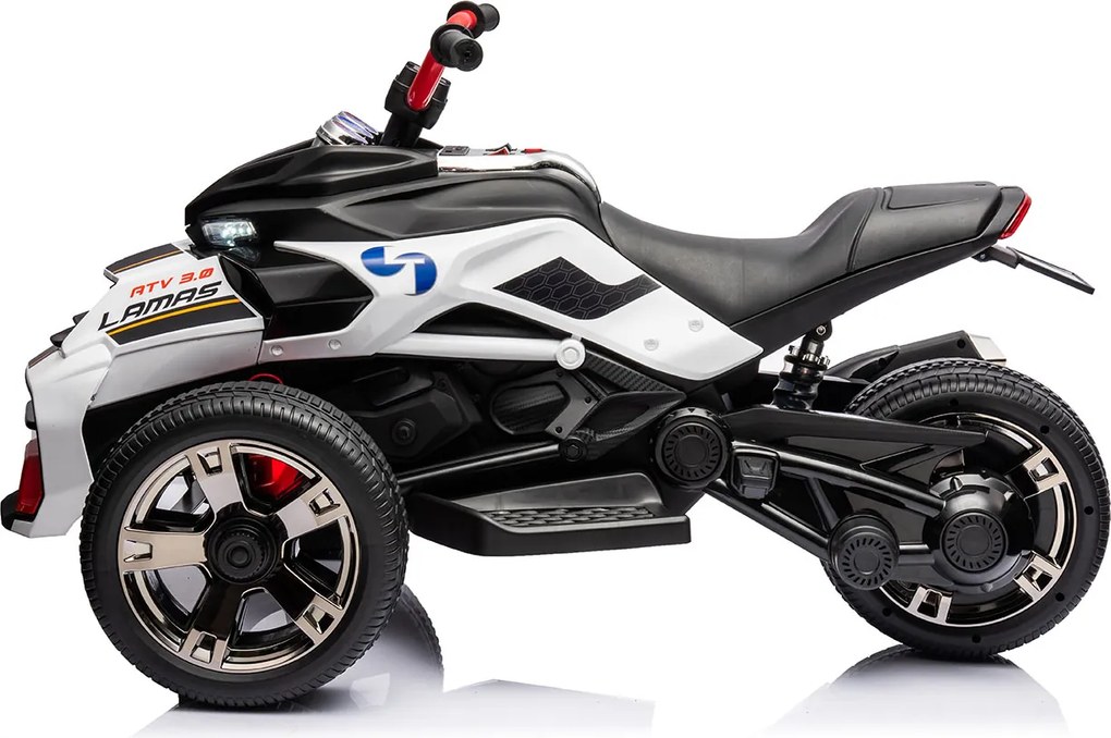 Mini Quad Elettrico per Bambini 3 Ruote 12V ATV 3.0 Bianco...