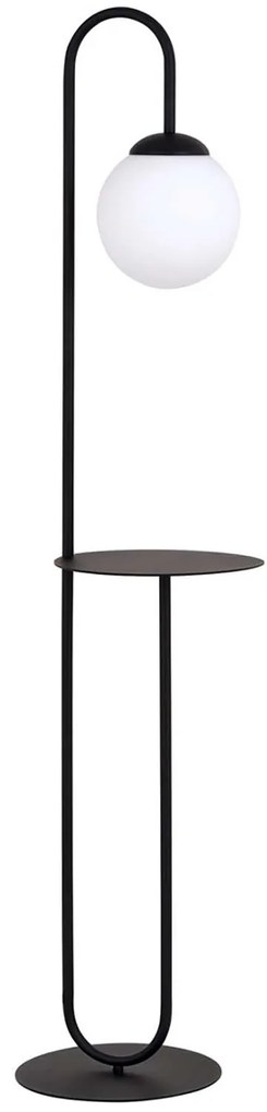 Piantana Minimal Arawn Acciaio Nero 1 Luce E14 Ip20