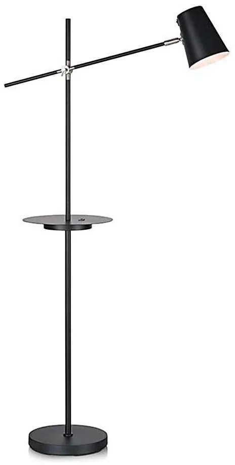 Markslöjd 107307 - Lampada da terra con USB LINEAR 1xE14/40W/230V