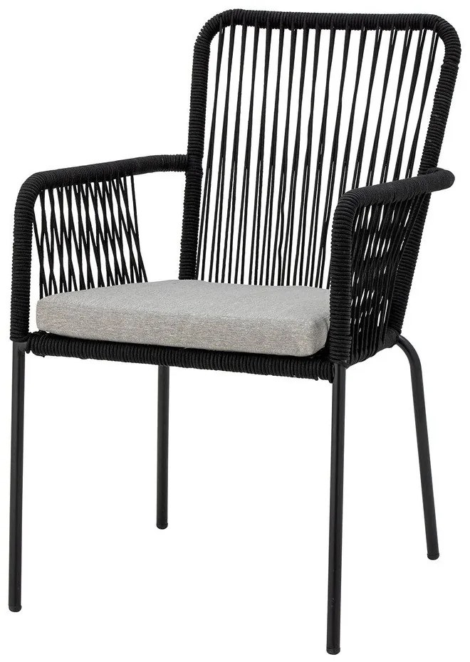 Sedie da pranzo nere in un set di 2 Santino - Bloomingville