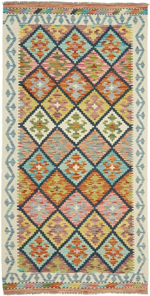 Kilim Tappeto orientale 200x100 (Pakistan) Tessuto A Mano