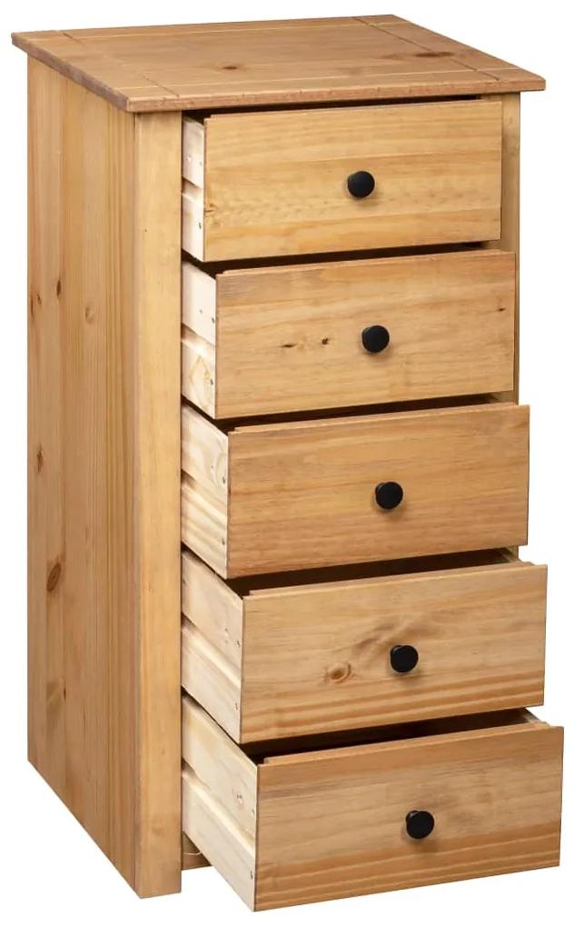 Credenza 46x40x89 cm in legno massello di pino panama range