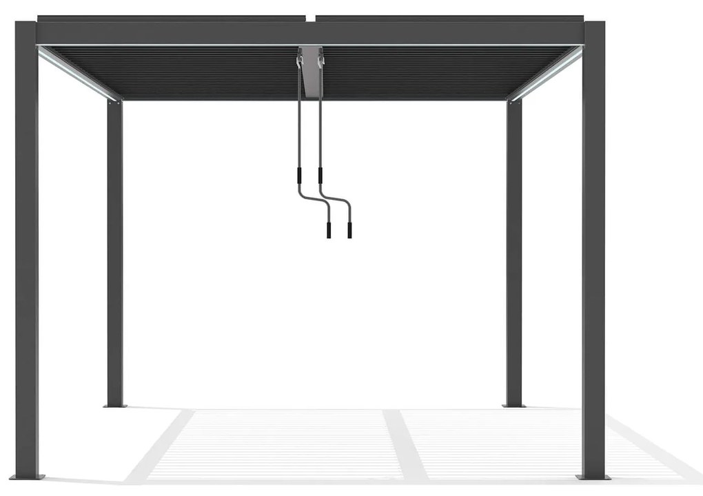 NIMBUS - pergola bioclimatica in alluminio 3x4