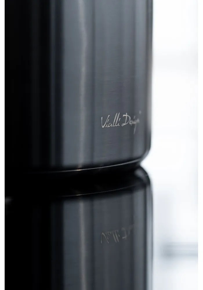 Bollitore nero con stantuffo , 1,5 l Diamante - Vialli Design