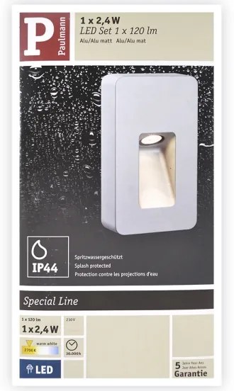 Paulmann 93825 - LED/2,4W IP44 Applique da esterno SPECIAL LINE 230V