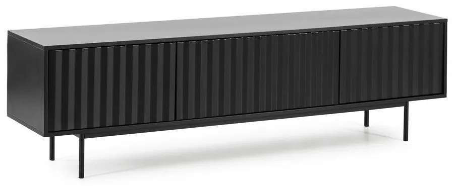 Tavolo TV nero 180x52 cm Sierra - Teulat