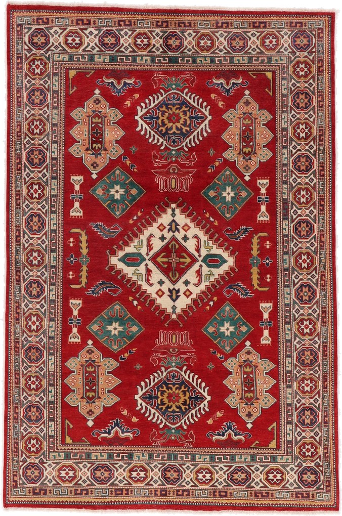 Kazak Tappeto 200 x 300 (Pakistan) Annodato A Mano