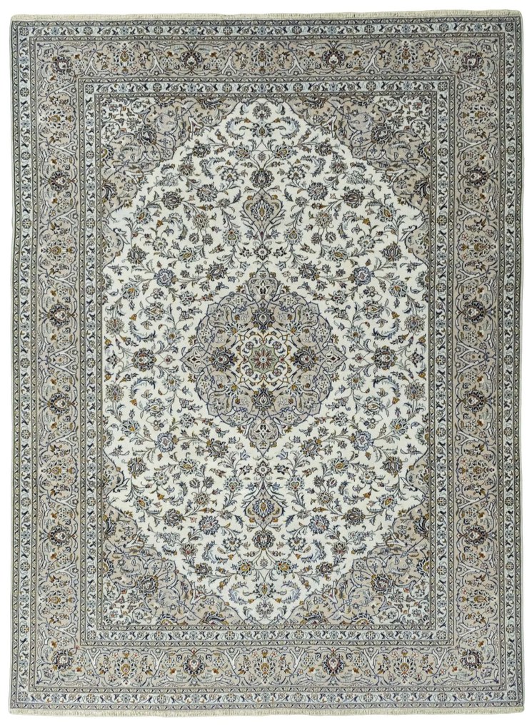 Kashan Tappeto persiano 290x390 Beige (Iran) Annodato A Mano