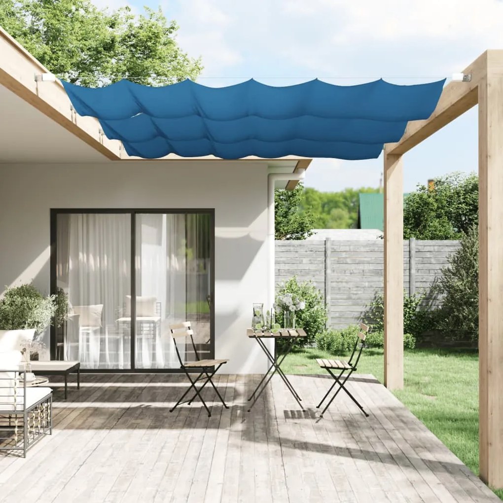Paravento Verticale Blu 60x270 Cm İn Tessuto Oxford /