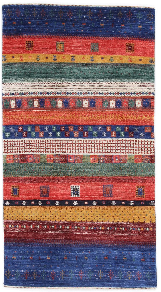 Loribaft Tappeto 160x90 (Indian) Annodato A Mano