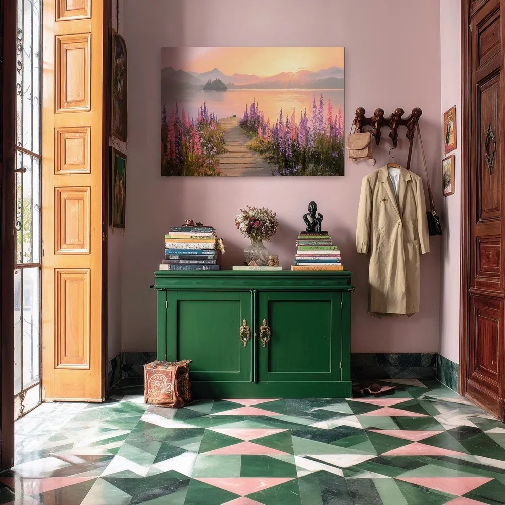 Dipinto 113x85 cm Lupine Shore – Styler