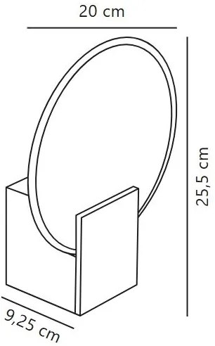 Nordlux - Lampada da parete dimmerabile per bagno HESTER LED/9,5W/230V IP44