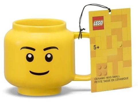 Tazza per bambini in ceramica gialla 255 ml Head - LEGO®