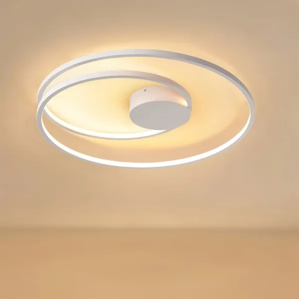 Brilagi- Lampada da soffitto LED dimmerabile TWISTER LED/75W/230V Ø 70 cm bianco + telecomando