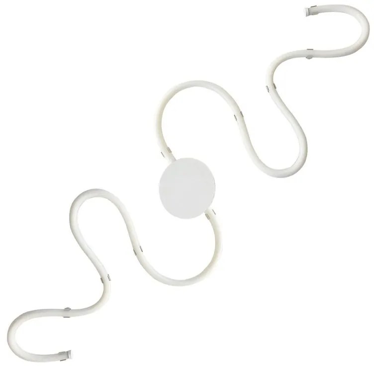 Applique LED moderno Teodor bianco, NOVECENTO bianco naturale
