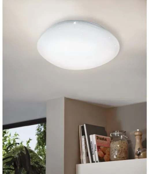 Eglo 98228 - Plafoniera LED dimmerabile SILERAS-A LED/36W/230V Ø60 cm + telecomando