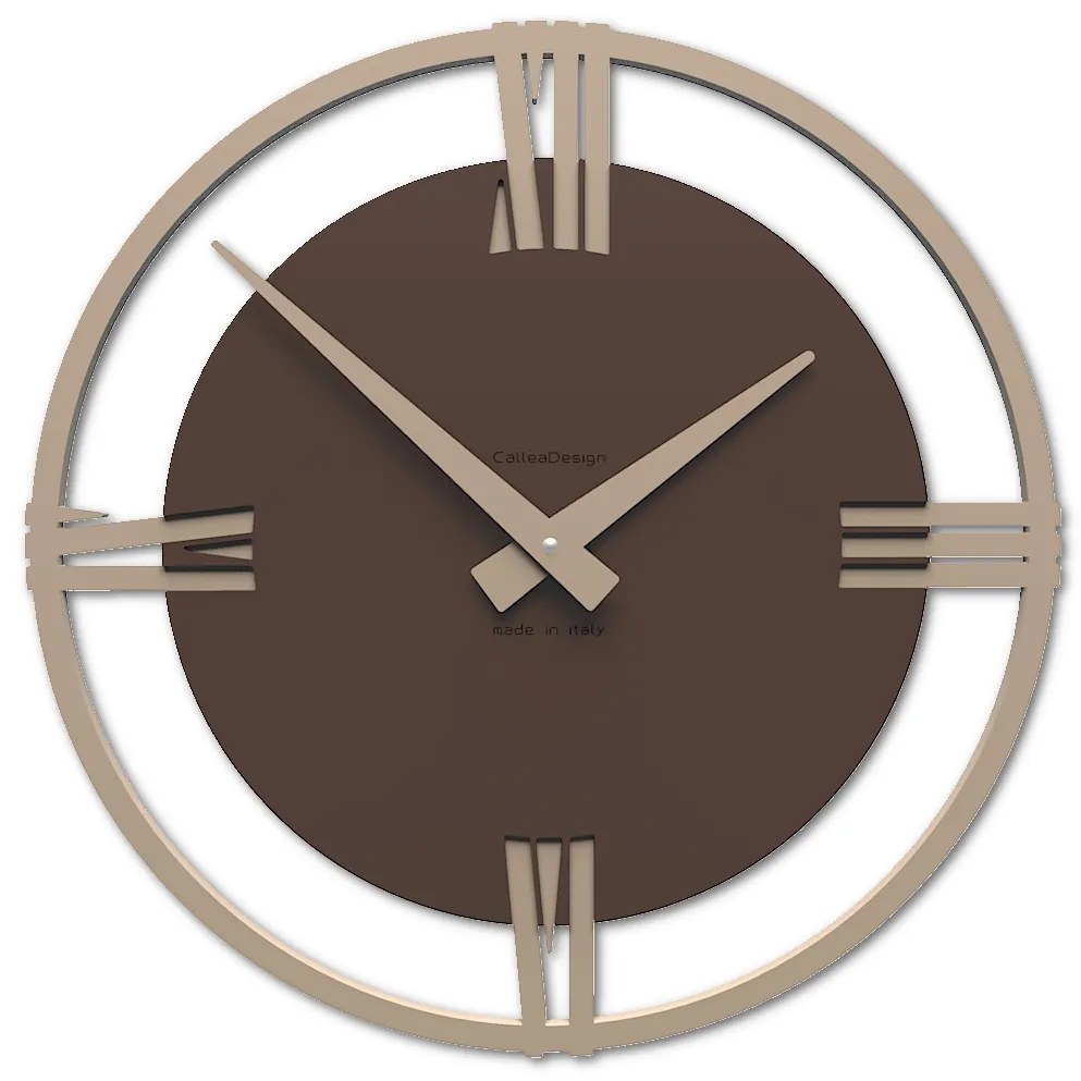 CALLEADESIGN Orologio da parete Sirio_38 cioccolato