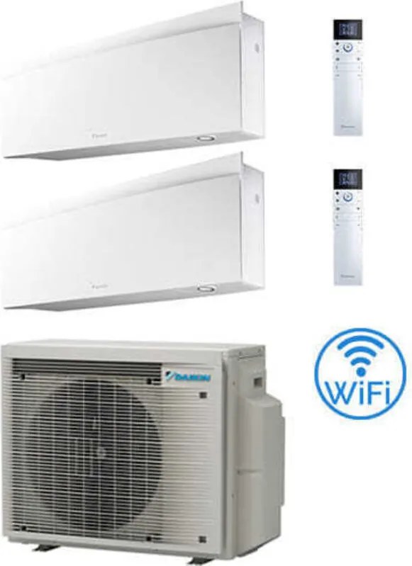 Climatizzatore GARANZIA ITALIA Daikin EMURA Dual Split Inverter 12000 + 12000 BTU con U.E. 4MXM80A9 Classe A+++/A++ NOVITA' 2024