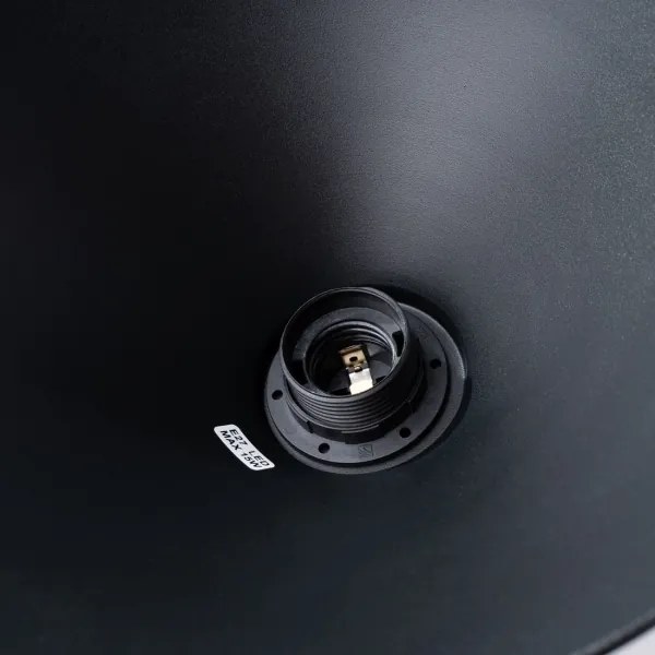 Sollux SL.1326 - Lampadario a sospensione con filo ZUMA 1xE27/15W/230V diametro 30 cm nero