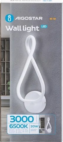 Aigostar - Applique a LED LED/20W/230V 6500K bianco